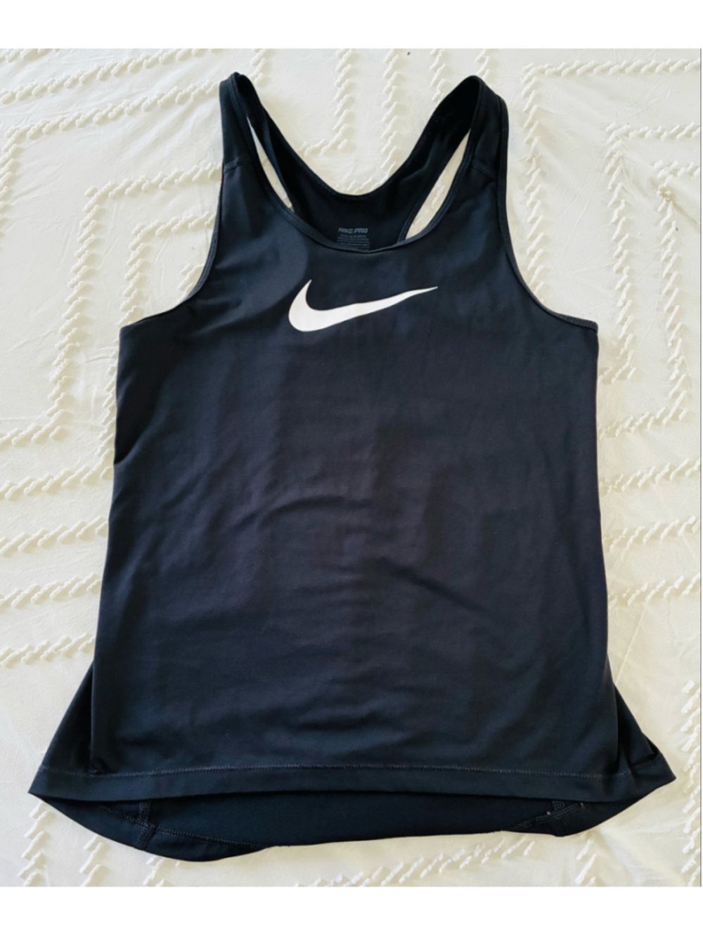 Nike Pro Dri-FIT Tank Top Black White women Size M
